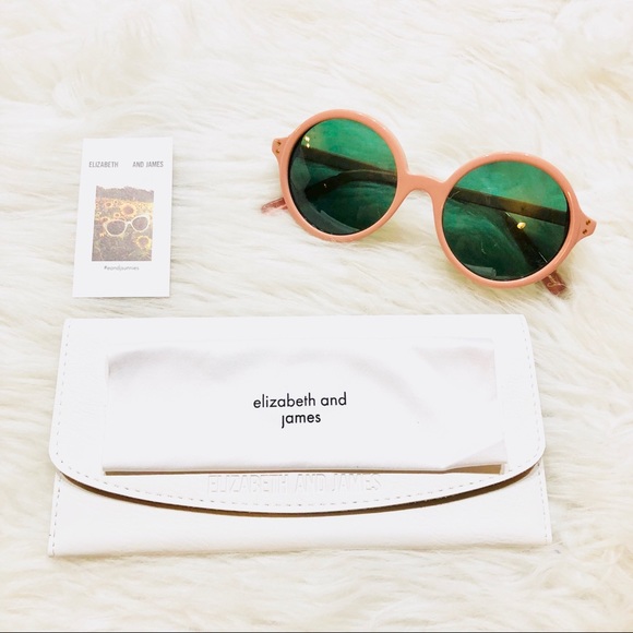 Elizabeth and James Accessories - Elizabeth and James Montgomery light pink glasses